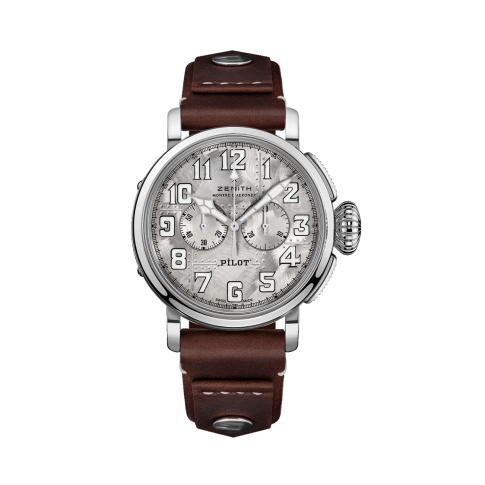 Pilot Type 20 Chronograph Silver 45 mm - Front