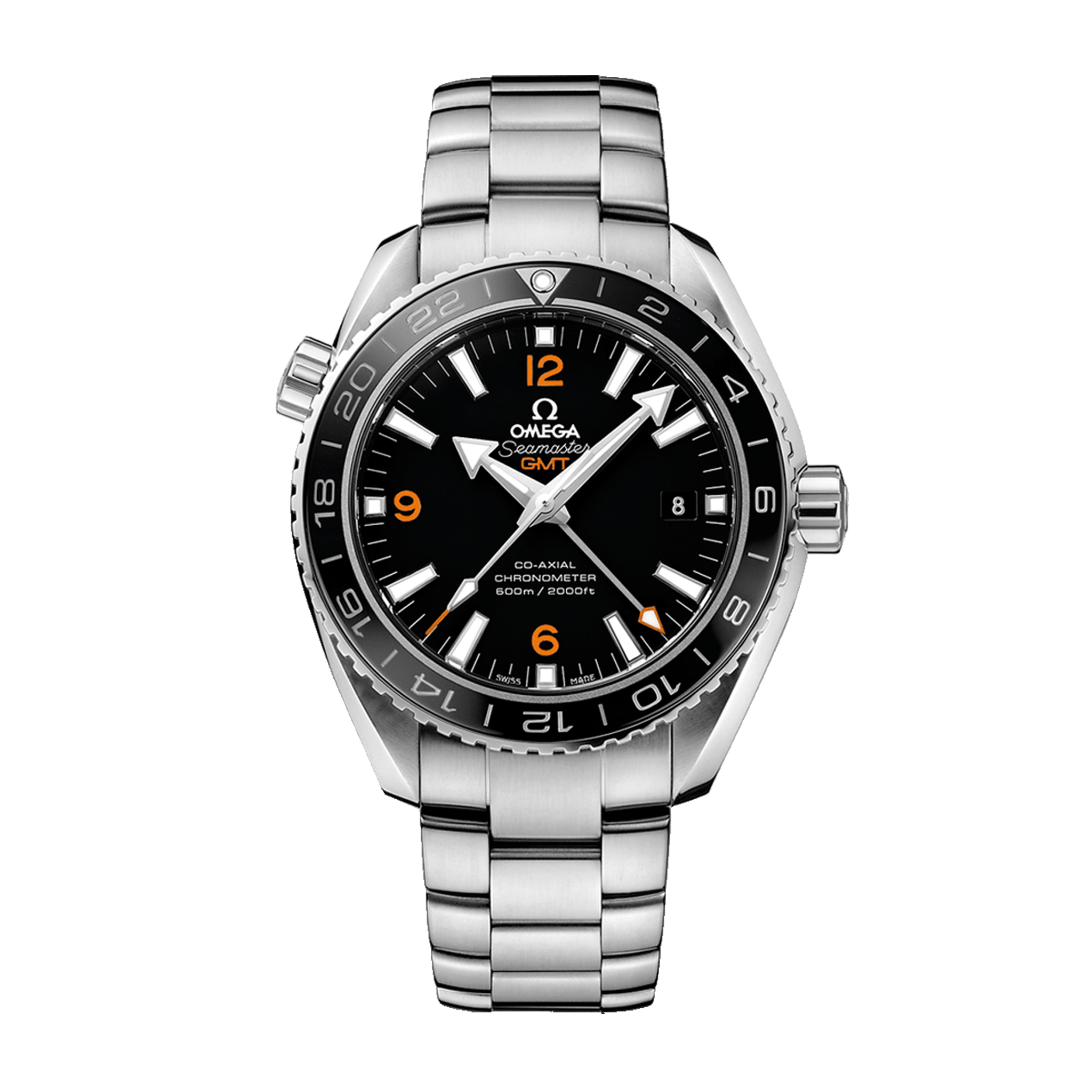 Seamaster Planet Ocean 600m Co‑Axial Master Chronometer GMT 43.5 mm - Front