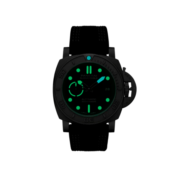 Panerai Submersible Tauchboot Mike Horn Edition 47 mm – Front Fluoreszierend